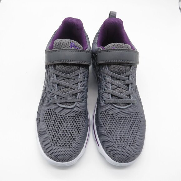 Propét Women's Stability Mesh Sneakers Gray & Purple Size 8 NEW - Picture 2 of 7